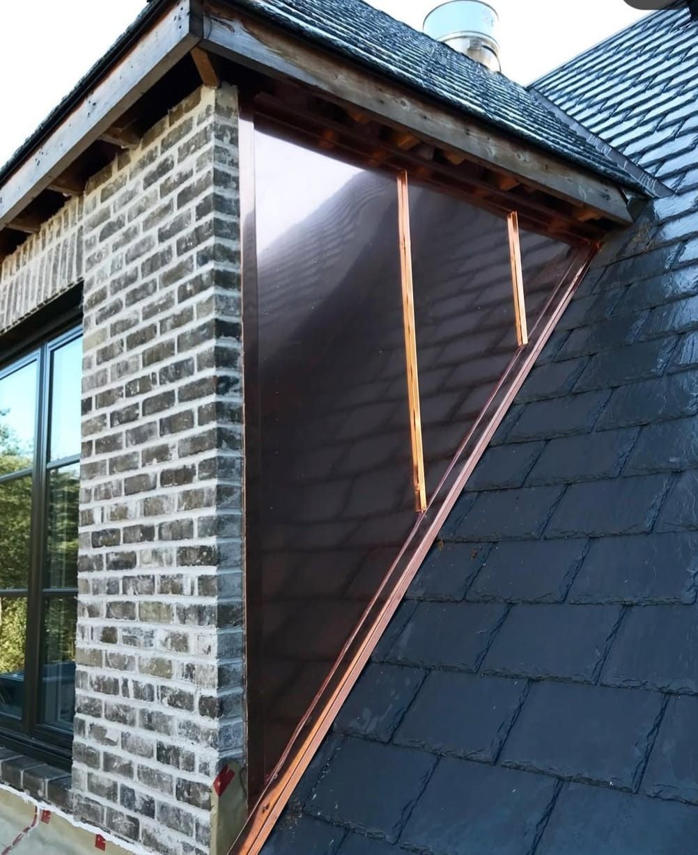 Copper Flashing Detail (After)